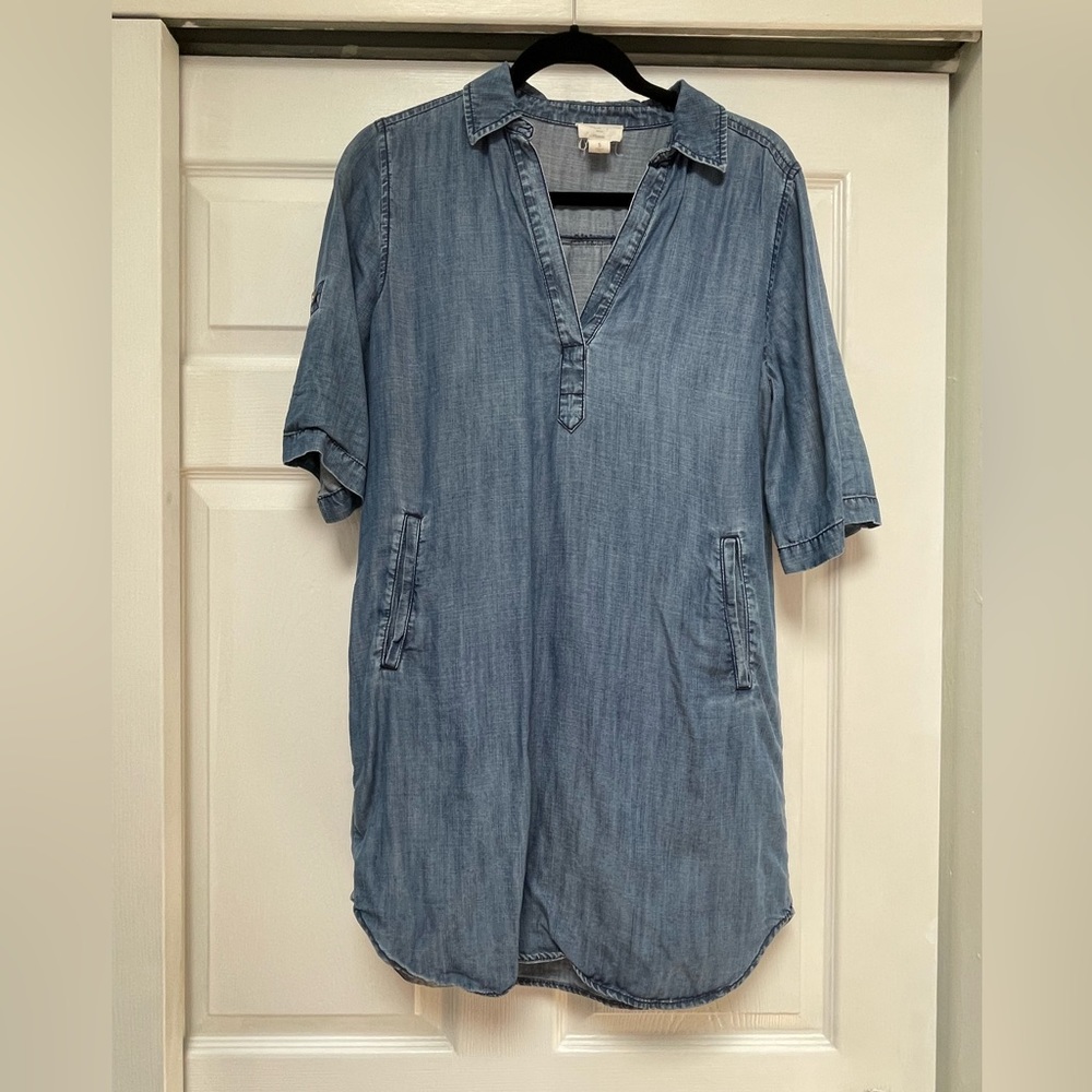 Loft Outlet Denim Shirt Dress, Size S